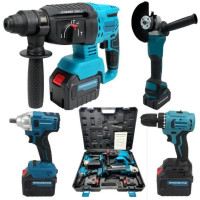 Набір акумуляторного електроінструмента 4 в 1 Instrumentop 48V 6.0Ah універсальний професійний комплект для ремонту та будівництва